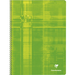 Reliure intégrale 100 pages CLAIREFONTAINE, format 24x32 cm, quadrillé