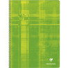 Reliure intégrale 100 pages CLAIREFONTAINE, format 24x32 cm, quadrillé