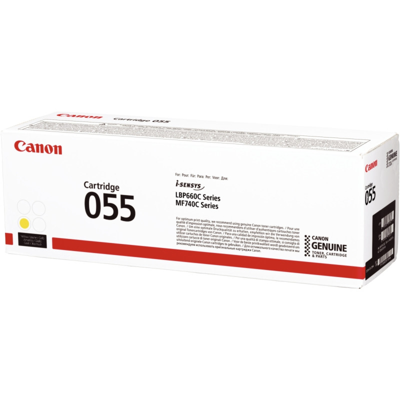 Canon 055 cartouche laser jaune authentique
