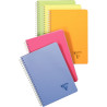 Cahier à reliure intégrale 180 pages LINICOLOR FRESH, format A5, quadr