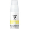 Canon 53 flacon d'encre jaune authentique (GI53Y)