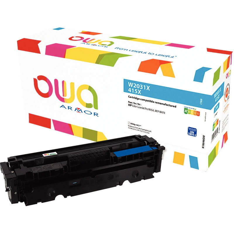 OWA cartouche laser cyan haute capacité remanufacturée compatible HP 4