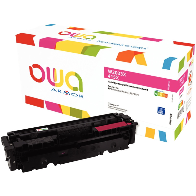 OWA cartouche laser magenta haute capacité remanufacturée compatible H