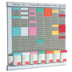 Paquet de 100 fiches planning indice 1 blanc