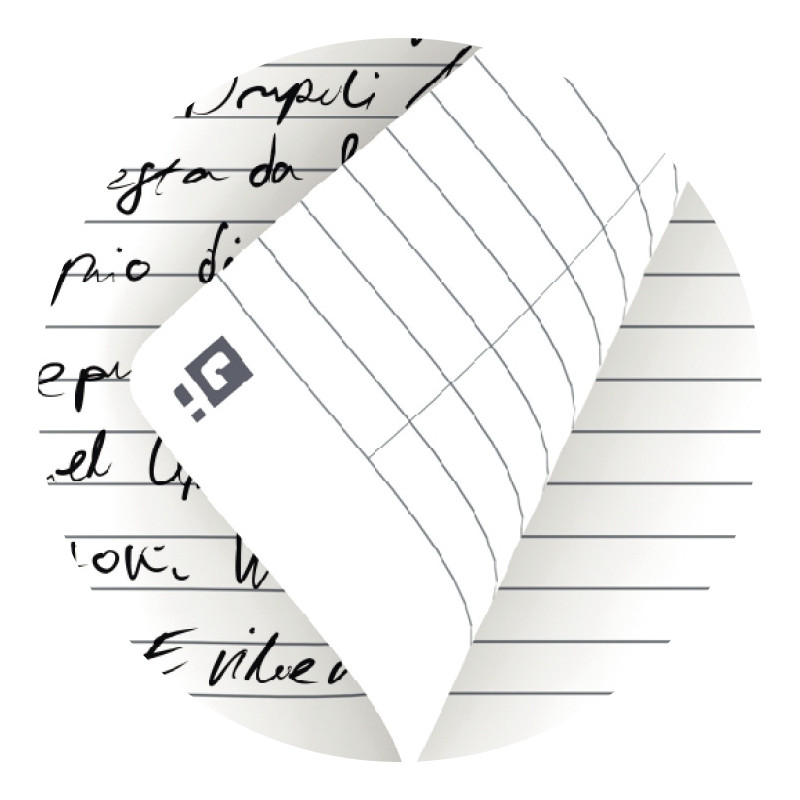 Cahier à reliure intégrale 180 pages TOUAREG format A4, séyès, couvert