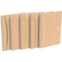 Cahier à reliure intégrale 180 pages TOUAREG format A4, séyès, couvert
