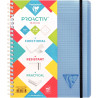 Cahier-trieur PROACTIV'BOOK LINICOLOR FRESH 180 pages, format A5+, qua