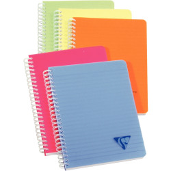 Cahier à reliure intégrale 180 pages LINICOLOR FRESH, format A5, ligné