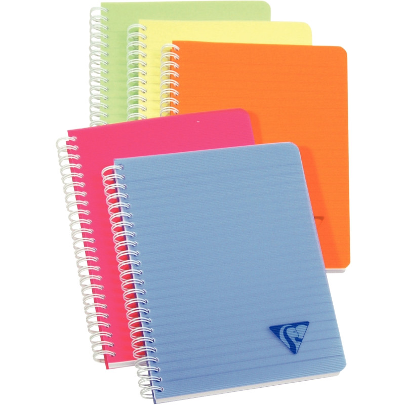 Cahier à reliure intégrale 180 pages LINICOLOR FRESH, format A5, ligné