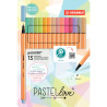 Blister de 15 feutres Point 88 pastels