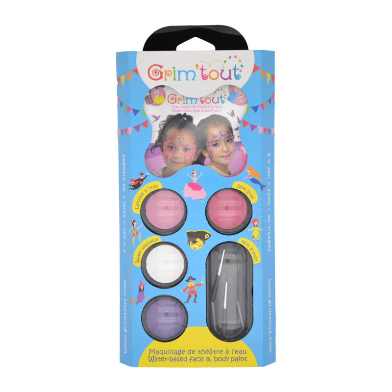 Grim'tout set de 4 couleurs - Le clown