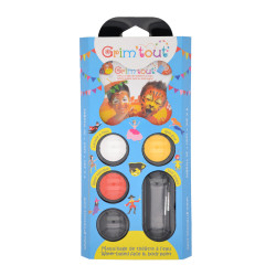 Grim'tout set de 4 couleurs - Le clown