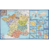 Sous-mains carte France et Dom-Tom