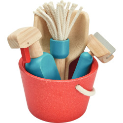 Kit de nettoyage en bois PLAN TOYS, 5 pièces