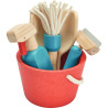 Kit de nettoyage en bois PLAN TOYS, 5 pièces