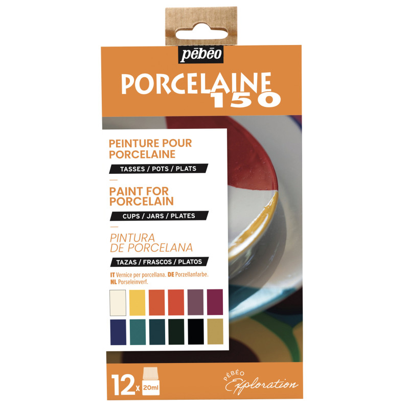 Sets peinture Porcelaine 150 - Set n°2 brillantes - 6x20ml