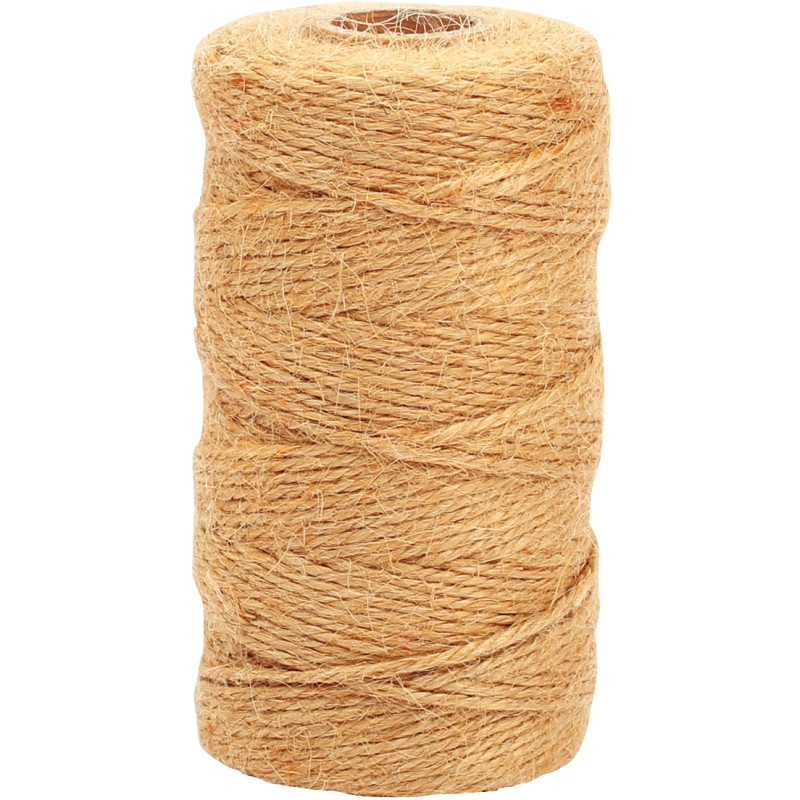 Lot de 6 bobines de fil de jute 100m x 2mm
