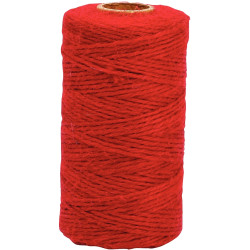 Lot de 6 bobines de fil de jute 100m x 2mm