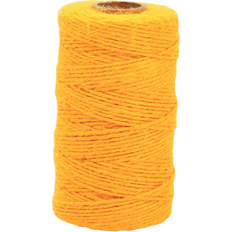 Lot de 6 bobines de fil de jute 100m x 2mm