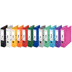 Classeur à levier CHROMOS+ pour format A4, dos 8 cm, noir