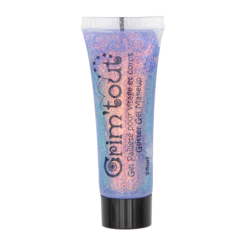 Gel pailleté visage - Mauve