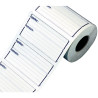 Rouleau de 500 étiquettes adhésives "expéditeur / destinataire" 125x65
