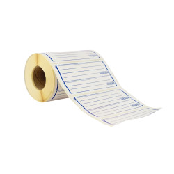 Rouleau de 500 étiquettes adhésives "expéditeur / destinataire" 125x65