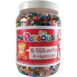 Baril 500g de 10 000 Perles à repasser Perlou