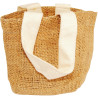 Lot de 10 sacs en jute naturel