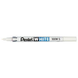 Marqueur 100WS pointe fine blanc