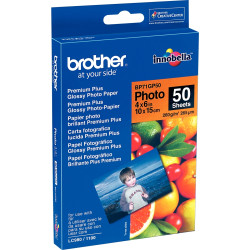 Paquet de 50 feuilles de papier photo brillant marque Brother format A