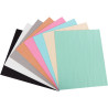 Sachet de 8 feuilles de papier alvéolé nid d'abeille coloris fun forma