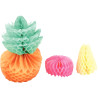 Sachet de 8 feuilles de papier alvéolé nid d'abeille coloris fun forma