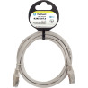 Cordon RJ45 catégorie 6 2m gris
