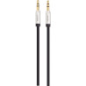 Cordon jack 3.5mm noir 2m