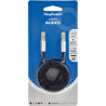 Cordon jack 3.5mm noir 2m