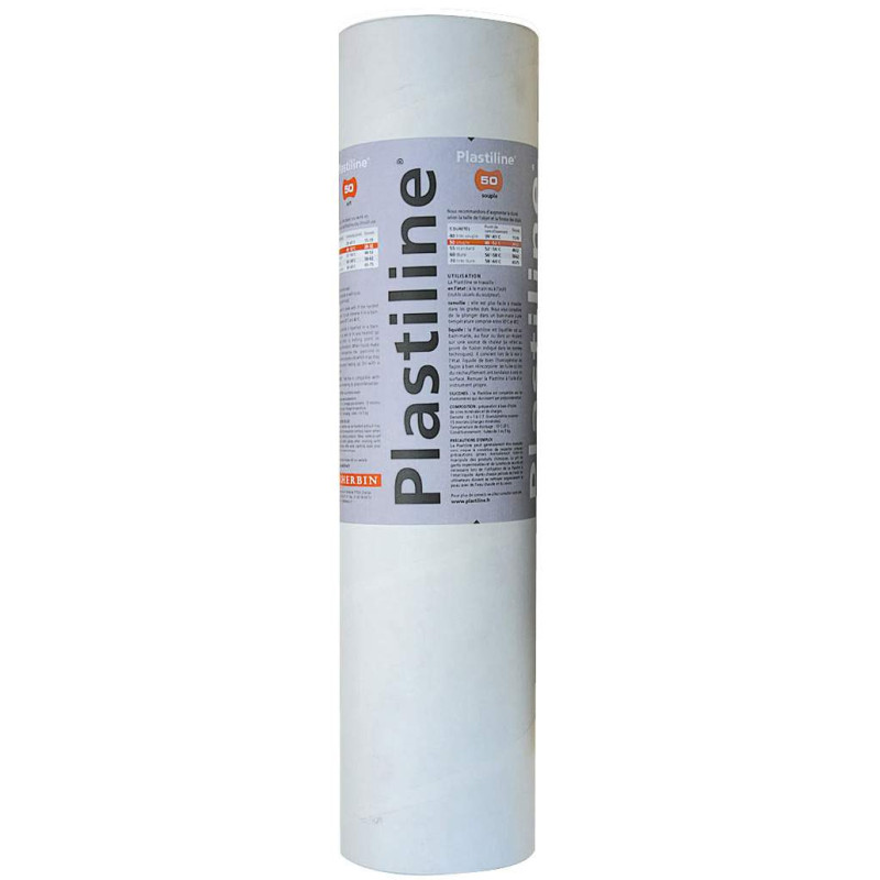 Plastiline Lalo - 5kg Dureté 60 (dure) grise