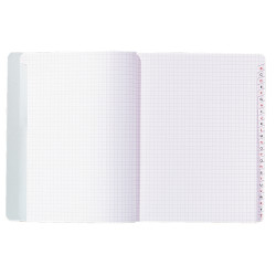 Répertoire brochure 192 pages, format 17x22 cm, quadrillé 5x5, papier
