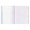 Répertoire brochure 192 pages, format 17x22 cm, quadrillé 5x5, papier