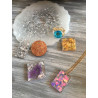 Moule silicone pendentifs pour résine