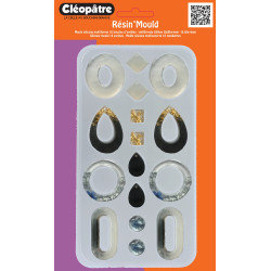 Moule Silicone - 16 Boucles d'oreilles
