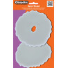 Moule silicone 2 géodes pour résine