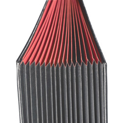 Trieur alphabétique toilé 25 compartiments, noir