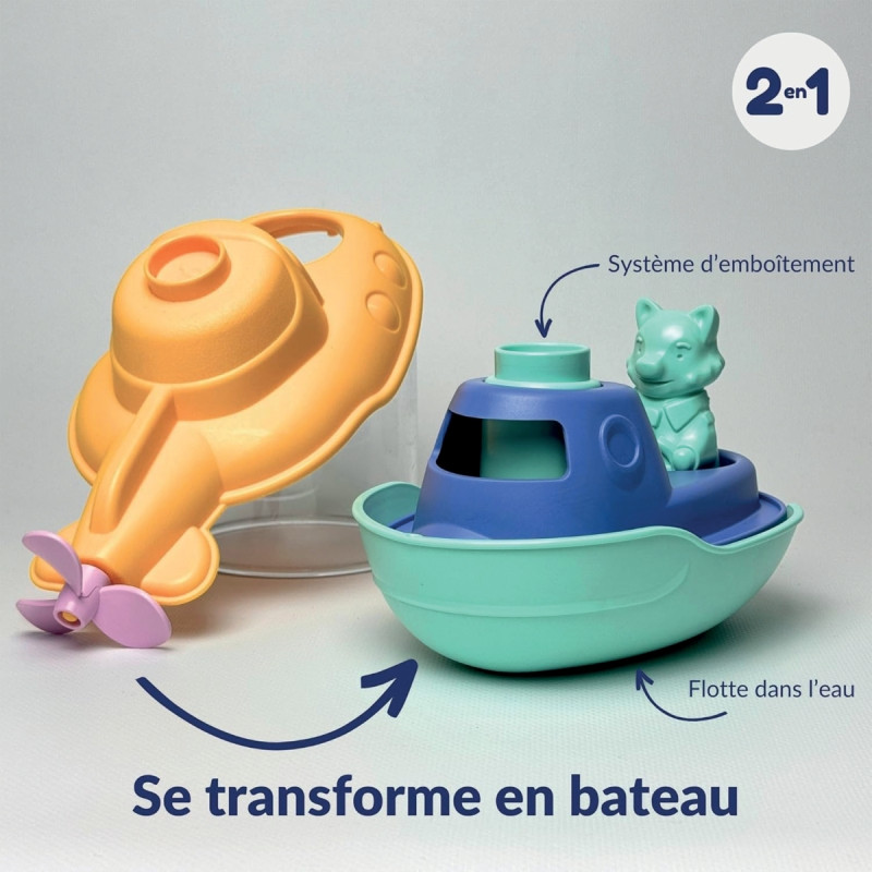 Coffret duo véhicules modulables LE JOUET SIMPLE