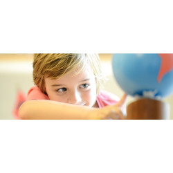 Globe continents en couleur