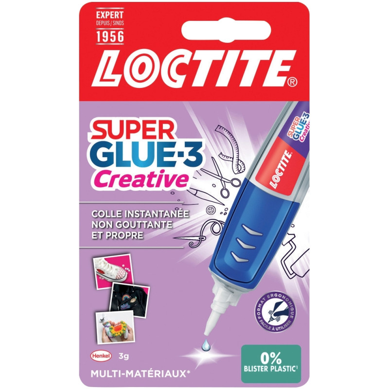 Tube de colle 3g glue3 créative