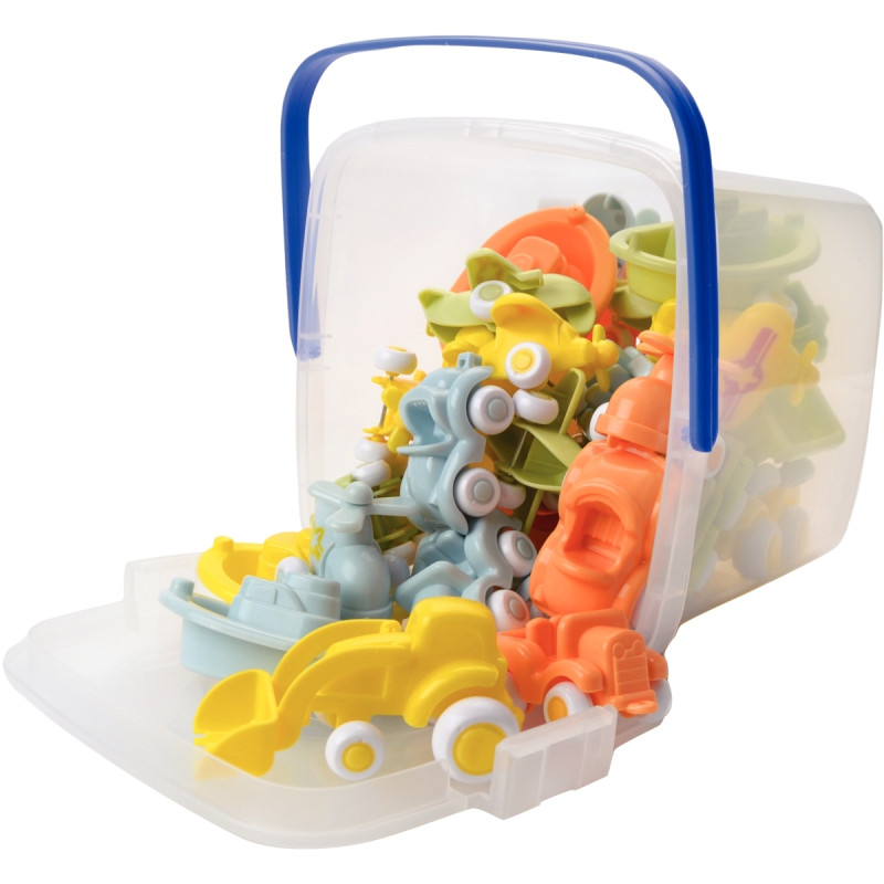 Baril de 30 mini-véhicules VIKING TOYS ECOLINE