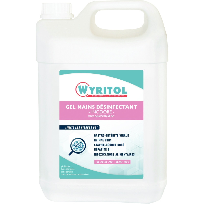 Bidon 5L gel hydroalcoolique neutre