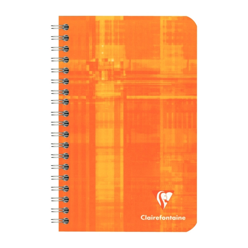 Carnet à reliure intégrale 100 pages CLAIREFONTAINE, format 11x17 cm,
