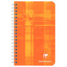 Carnet à reliure intégrale 100 pages CLAIREFONTAINE, format 11x17 cm,